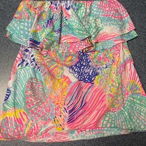 Lilly Pulitzer strapless top